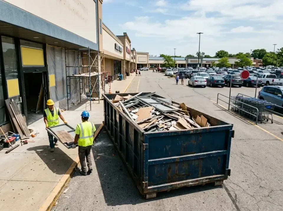 retail-store-renovation-debris-003 — frequently asked questions, Roll-off Dumpster Rentals in West Peoria, IL